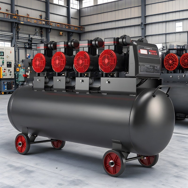 Air Pump Silent - オイルフリー静音エアコンプレッサー 工業用大型ポンプ 小型インフレーター 自動車修理 塗装 木工機器