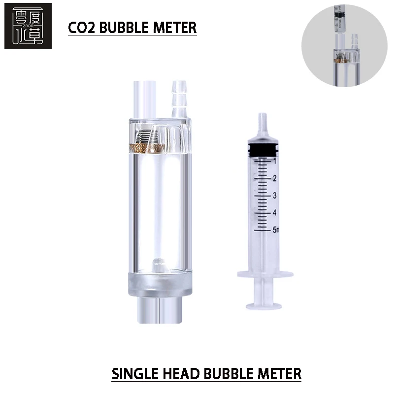 Aquarium Fish To Buy - 水槽CO2バブルカウンター水充填密閉式バブルレコーダー水槽CO2発生器減圧弁アクセサリー