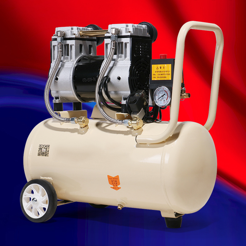 Air Pump Silent - 220V 小型エアコンプレッサーオイルフリーサイレントエアポンプ高圧工業用エアコンプレッサーポータブル木工エアポンプ