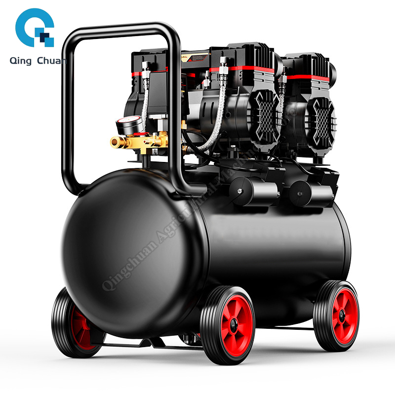 エアコンプレッサー小型 220V 40L 工業グレードオイル - Air Pump Silent のレビューと価格
