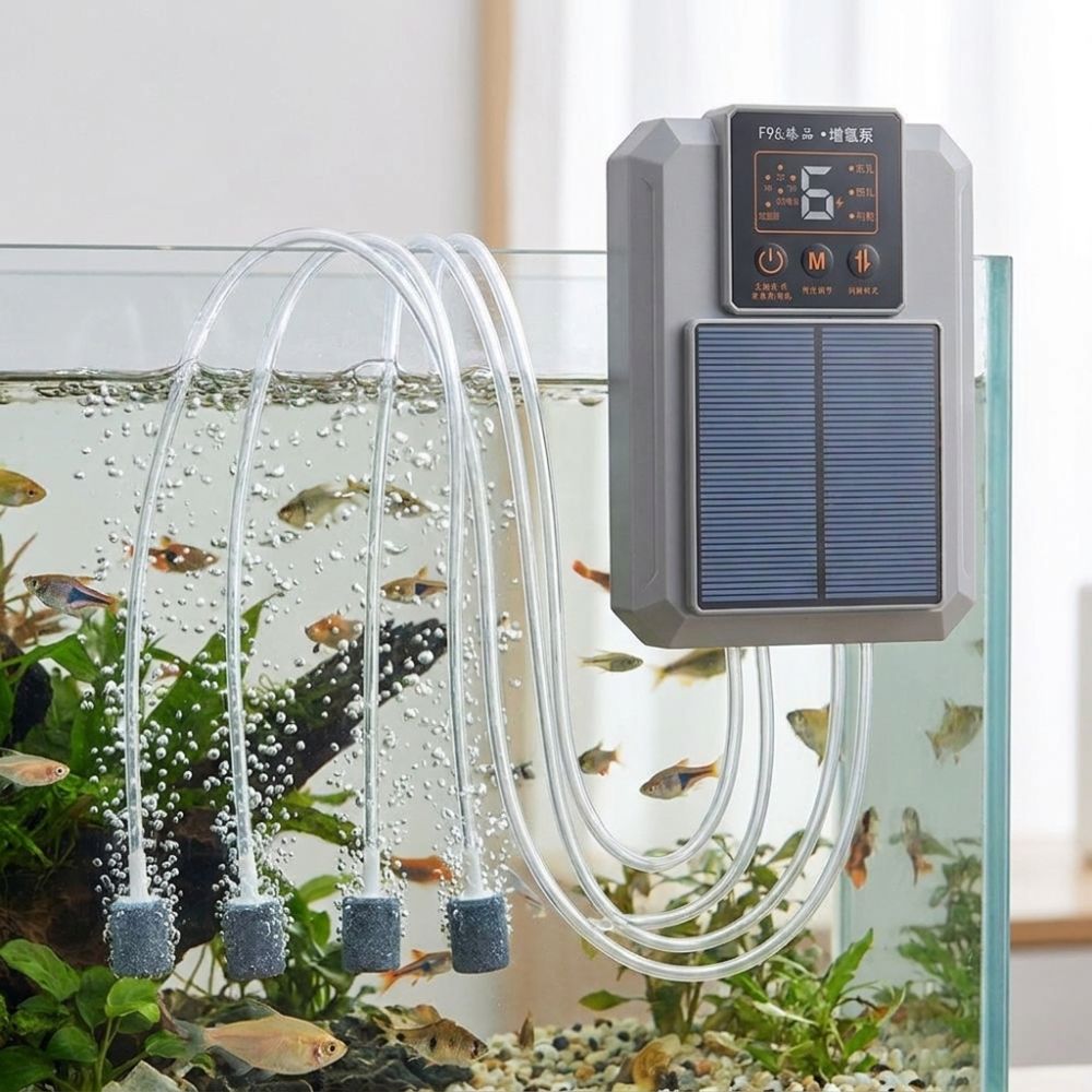 超静音ソーラー酸素ポンプ 大容量 USB充電式 釣り用酸素ポ - Air Pump Silent のレビューと価格