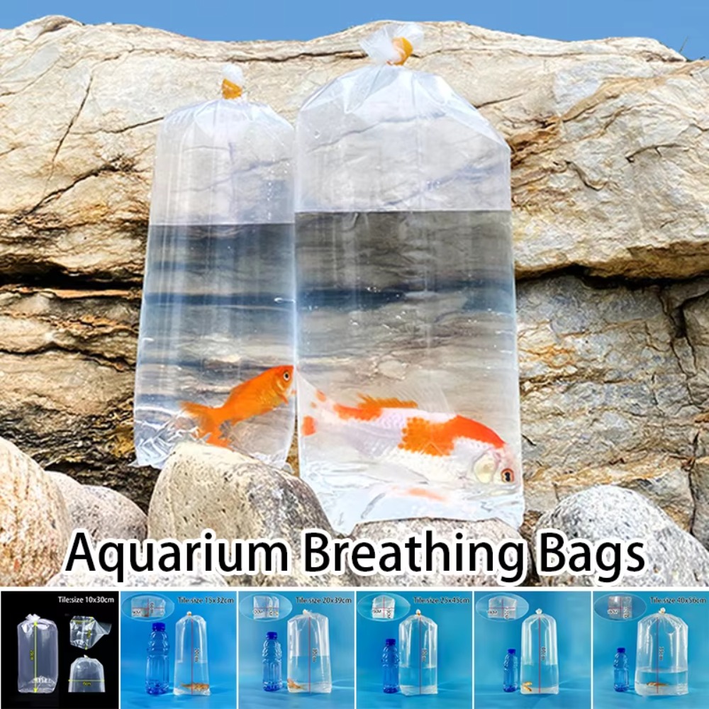 50個入り水族館用呼吸バッグ、活魚輸送バッグ、長持ちする空気 - Aquarium Fish Delivery のレビューと価格