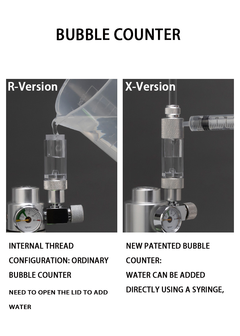 水槽用CO2バブルメーター注水式CO2レギュレーター発生器反 - Aquarium Fish To Buy のレビューと価格