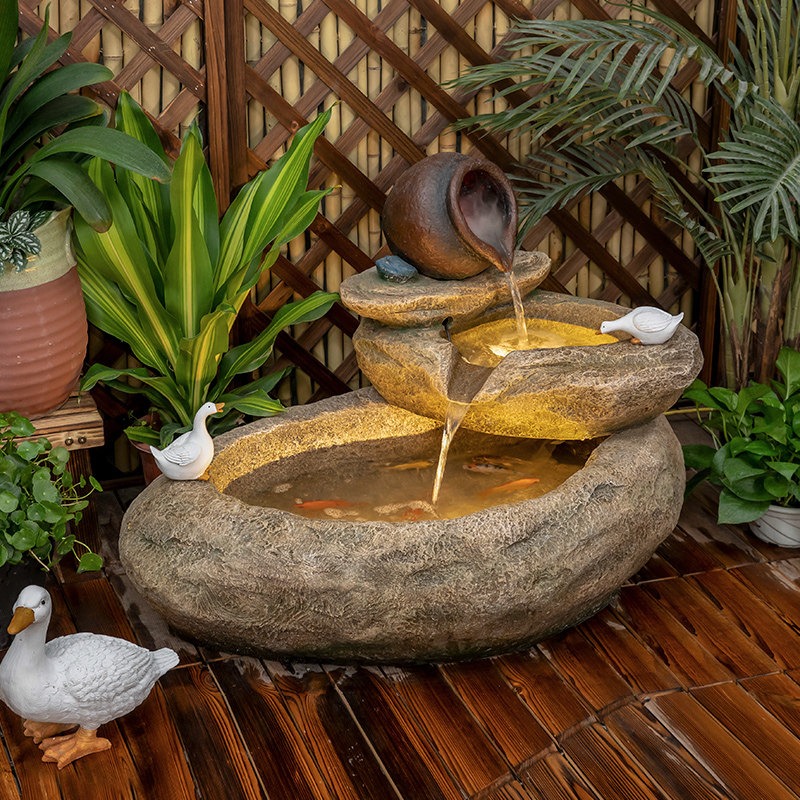 屋外バルコニー魚池中庭噴水景観循環水水槽完成水景装飾 - Aquarium Fish In Pond のレビューと価格