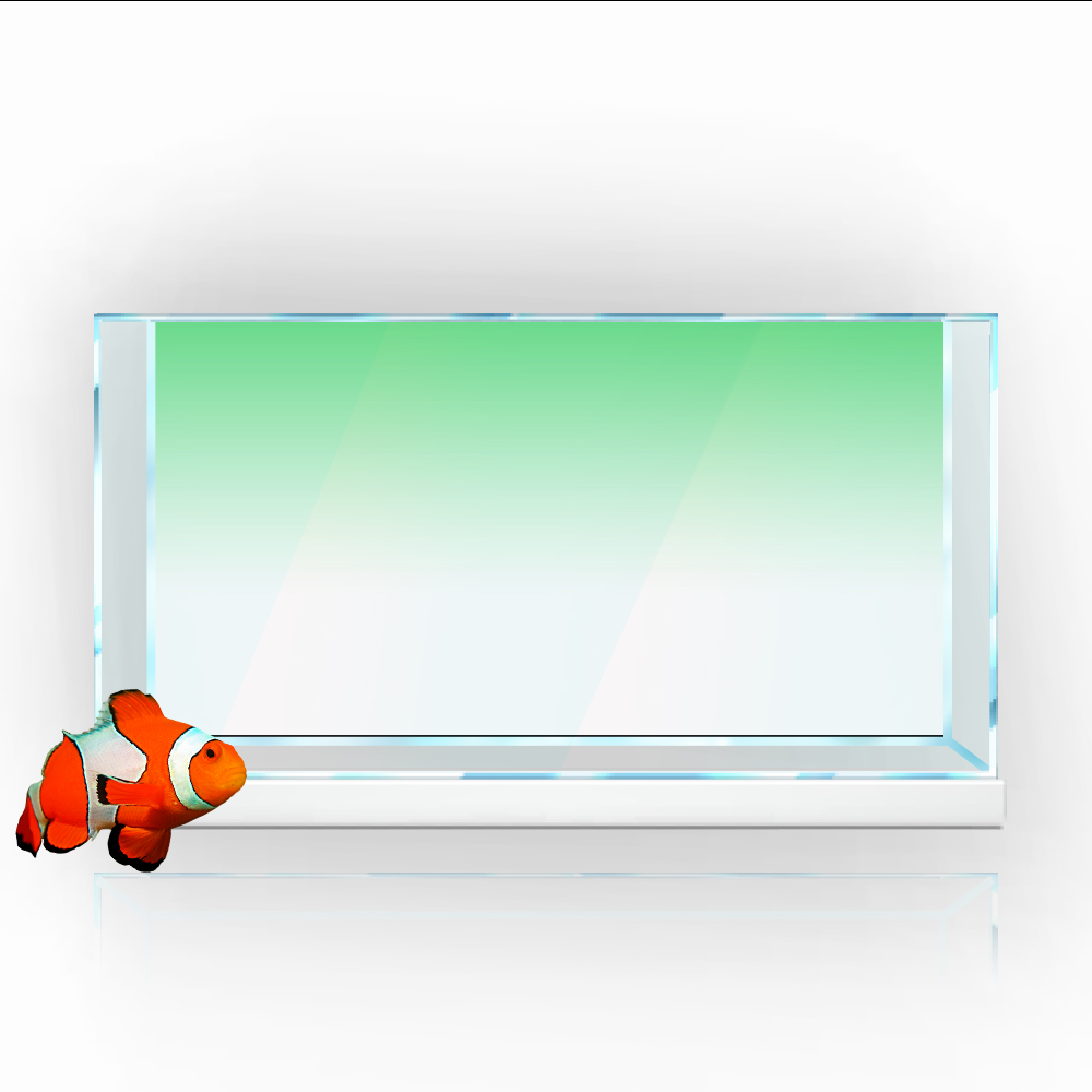 水槽背景ステッカー白黄緑青シアングラデーションシンプルな印刷 - Aquarium Fish Wallpaper のレビューと価格