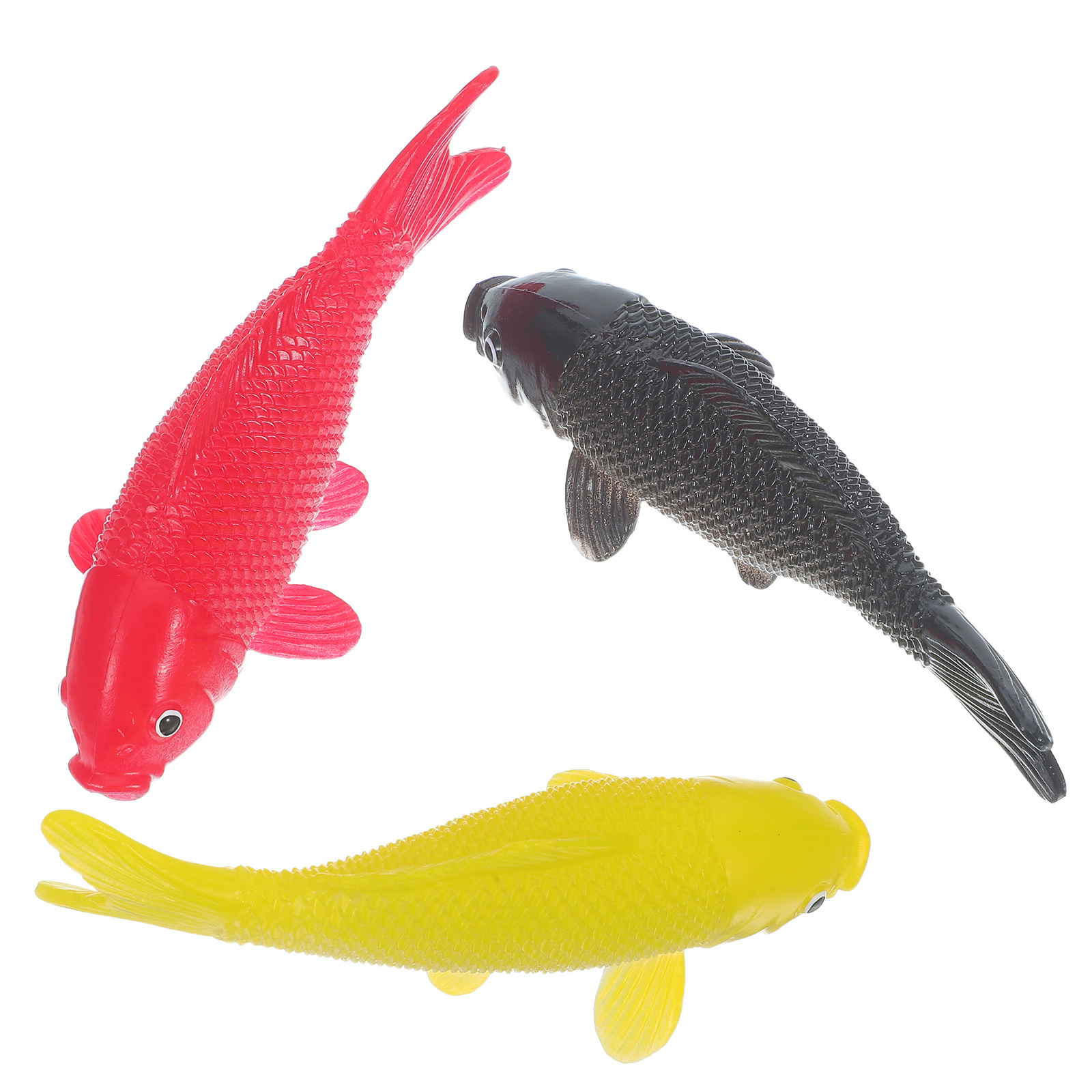3 個の魚工芸品おもちゃリアルなプラスチック魚の置物人工水槽 - Aquarium Fish In Pond のレビューと価格