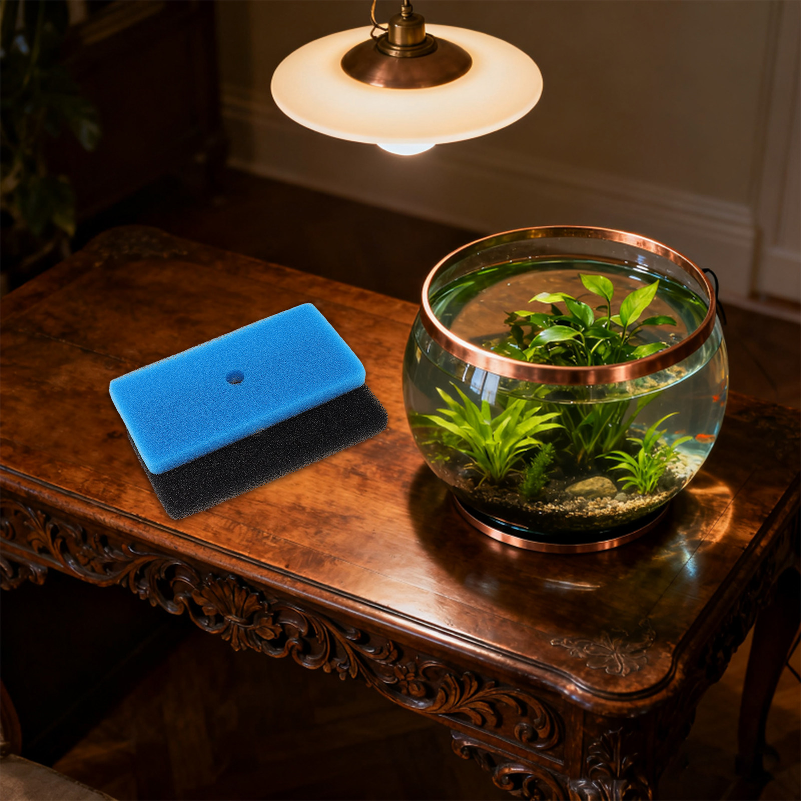 2個入り池用スキマーフィルターパッド 再利用可能な高密度スポ - Aquarium Fish In Pond のレビューと価格