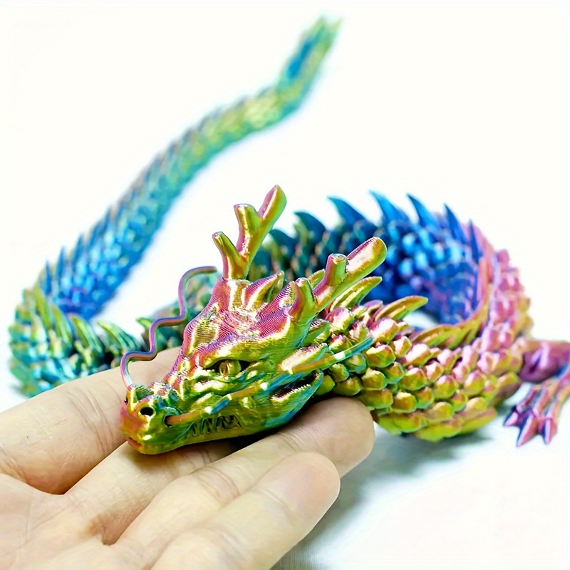 3Dプリント結合ドラゴンオーナメント、可動漫画、クリエイティ - Aquarium Fish To Buy のレビューと価格