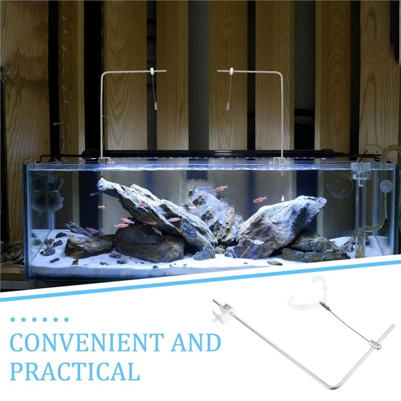 AB41-2個入り水槽ライトラックアルミブラケットクリップ付 - Aquarium Fish Light のレビューと価格