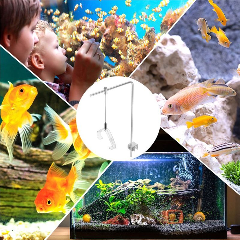 AB41-2個入り水槽ライトラックアルミブラケットクリップ付 - Aquarium Fish Light のレビューと価格