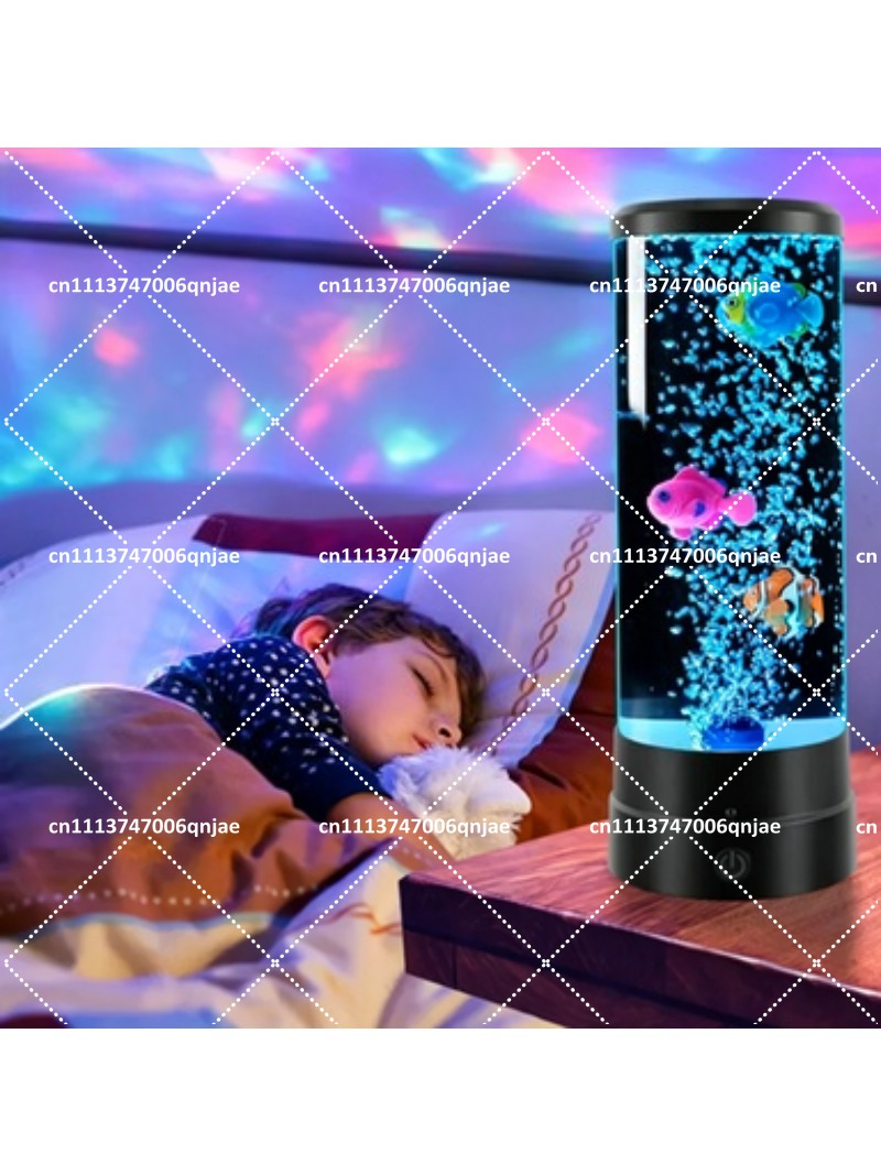シミュレーションLED電子魚タンク水槽、色が変わるバブルフィ - Aquarium Fish Light のレビューと価格