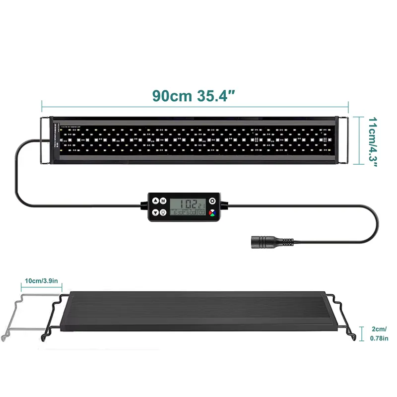 SIROKA SRK-YFT 90cm フルスペクトルLED - Aquarium Fish Light のレビューと価格