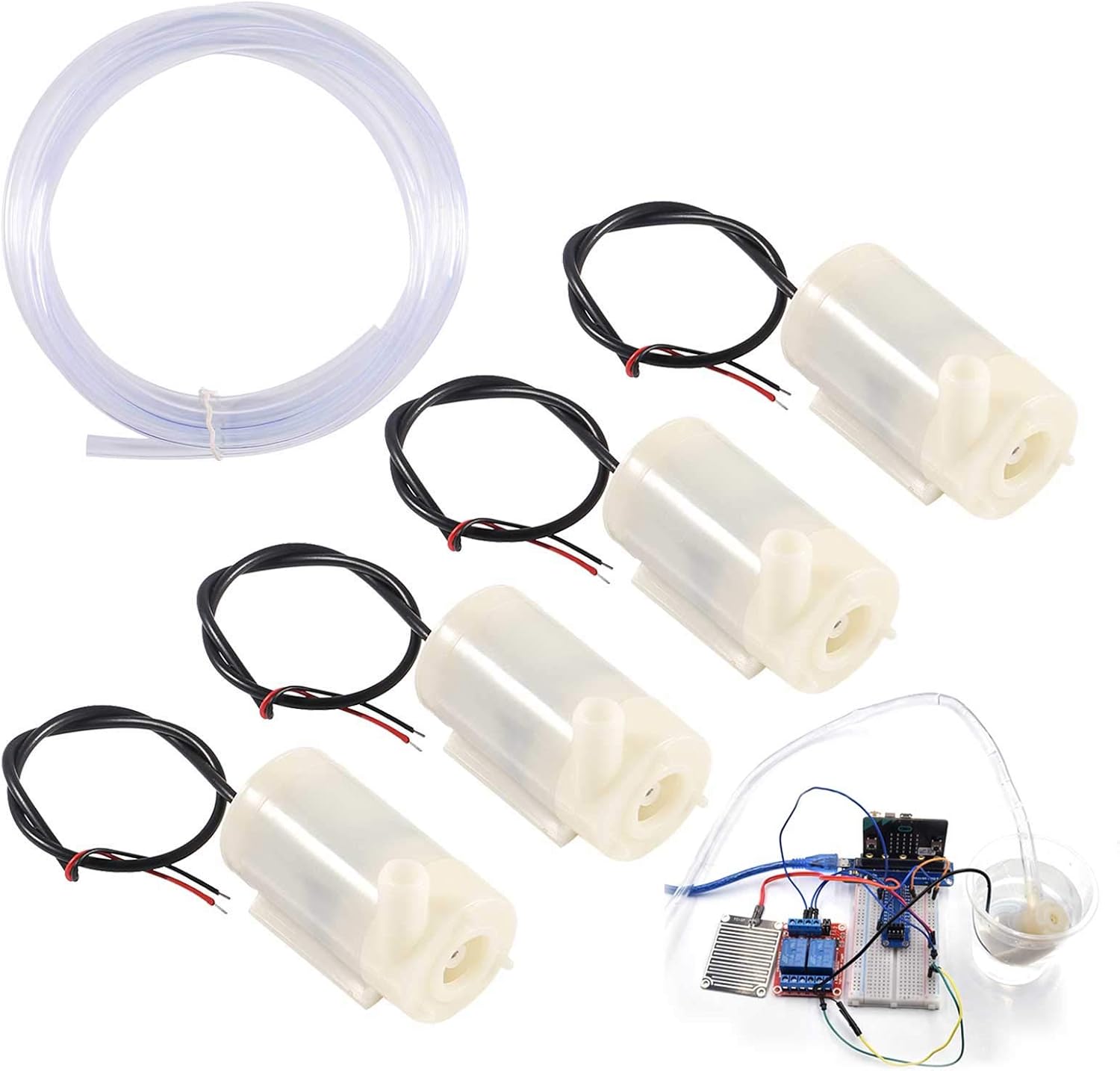 4個入り DC 3V 5V マイクロ水中ポンプ 水槽 魚タン - Aquarium Fish Delivery のレビューと価格