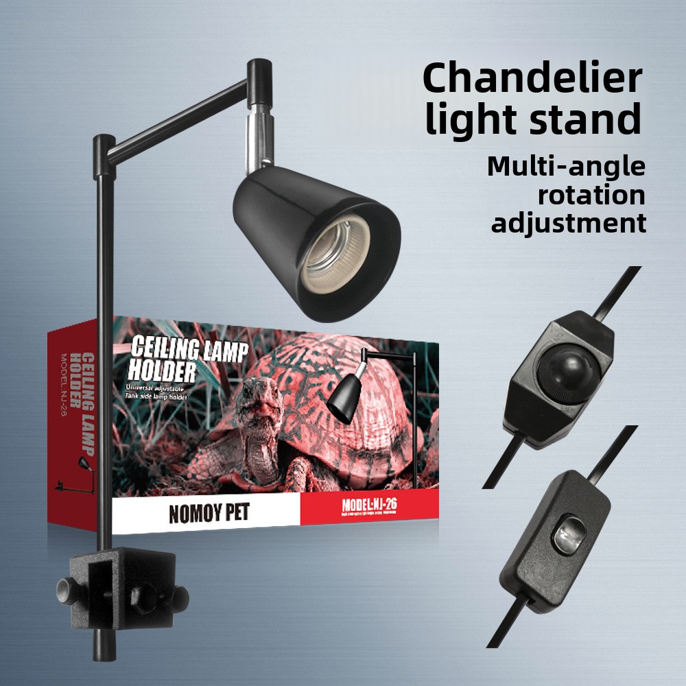 NOMOY 爬虫類ランプスタンド 調節可能なクランプ付き - - Aquarium Fish Light のレビューと価格